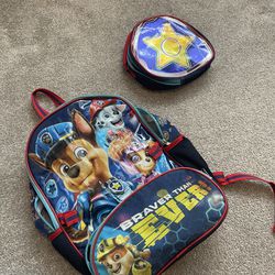 Paw Patrol Backpack And Lunch Box