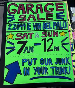 GARAGE SALE FINAL DAY