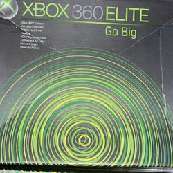 Xbox 360 Elite With Box 