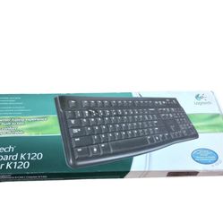 Logitech K120 Desktop USB Keyboard New