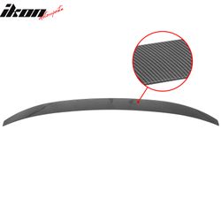 Fits 2016-2022 BMW G11 G12 7-Series 740i 745e IKON Trunk Spoiler Carbon Fiber Print