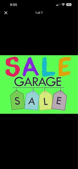 Garage sale moving sale everything must go