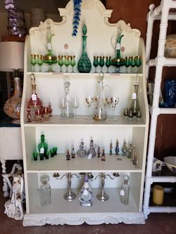 Beautiful Vintage Decanters, Italian, Egyptian and more