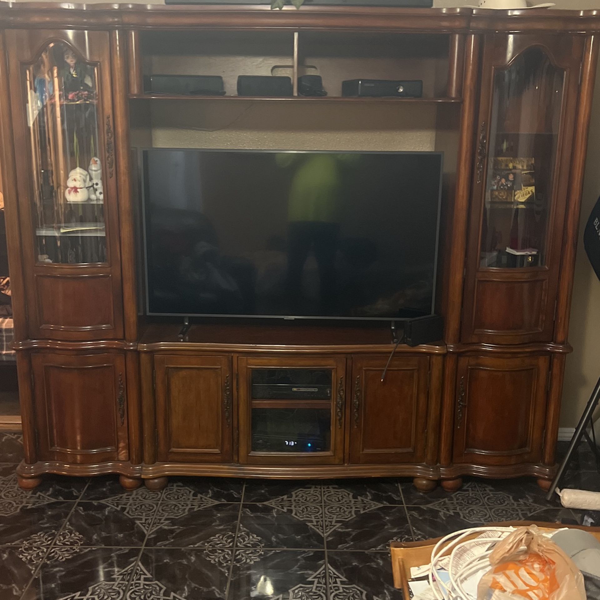 Wood TV Cabinet