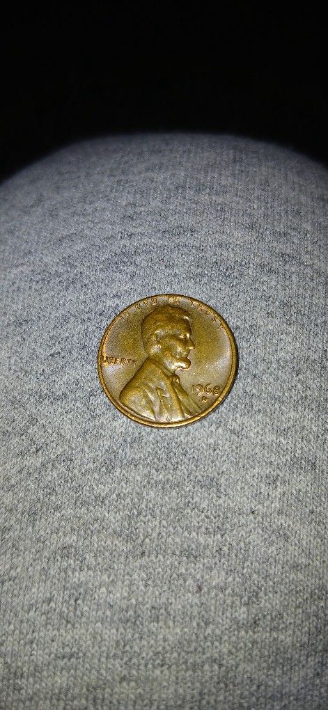 1968 D ONE CENT