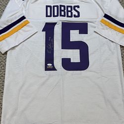 Josh Dobbs Minnesota Vikings Signed Jersey JSA COA