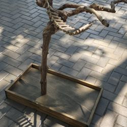 Wood Bird Tree Stand