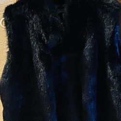 BRAND NEW FAUX FUR VEST, 