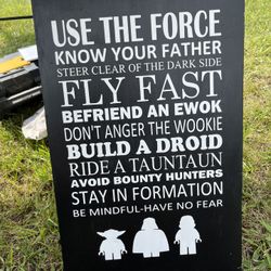 Star Wars Sign