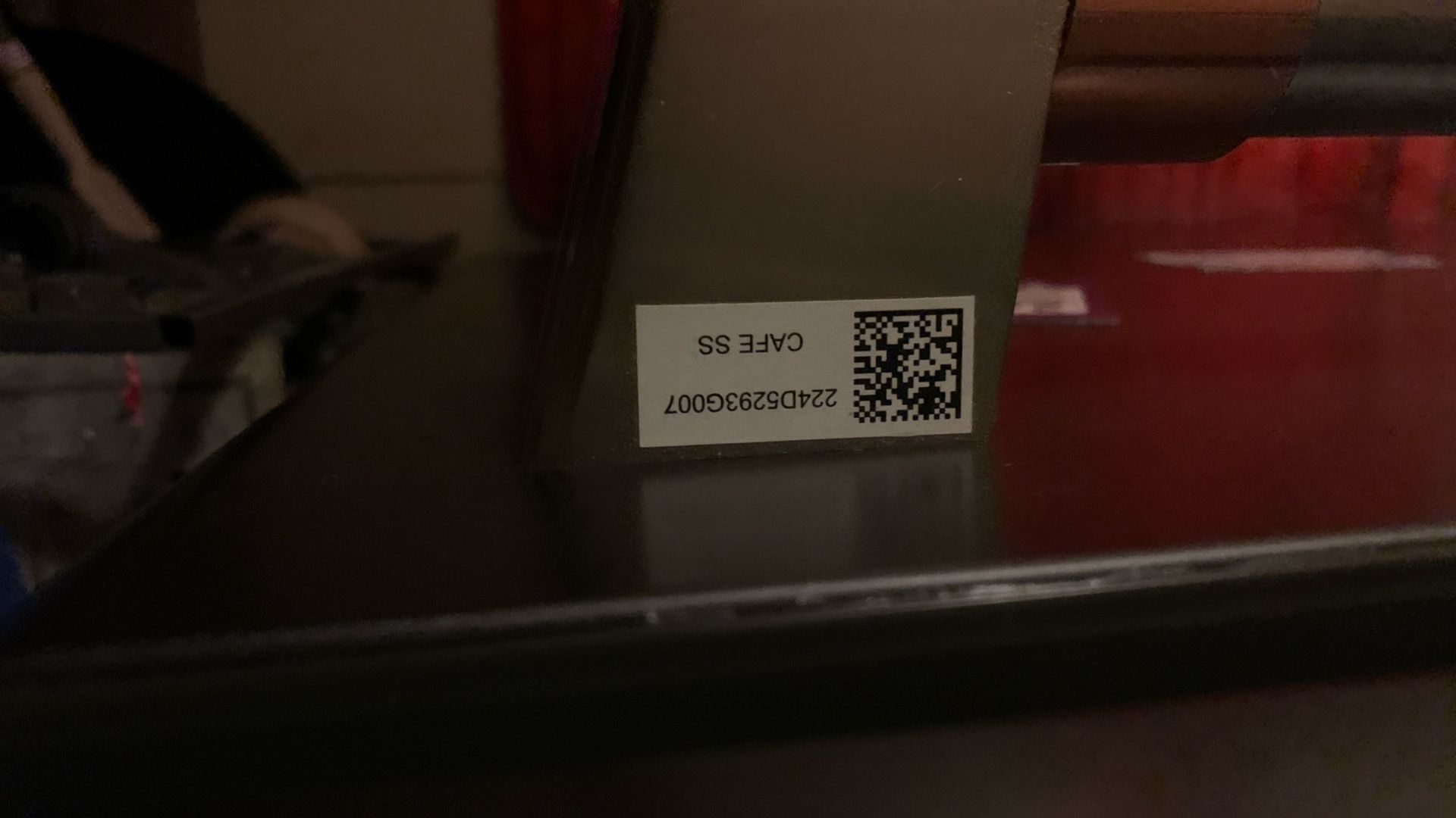 Refrigerator -CAFE Ss Black Double Door