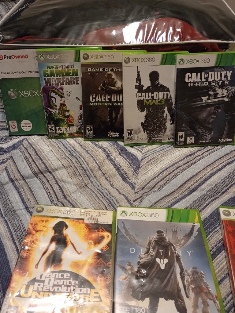 Xbox 360 Games. Each For $8