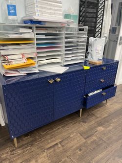 Blue Dresser