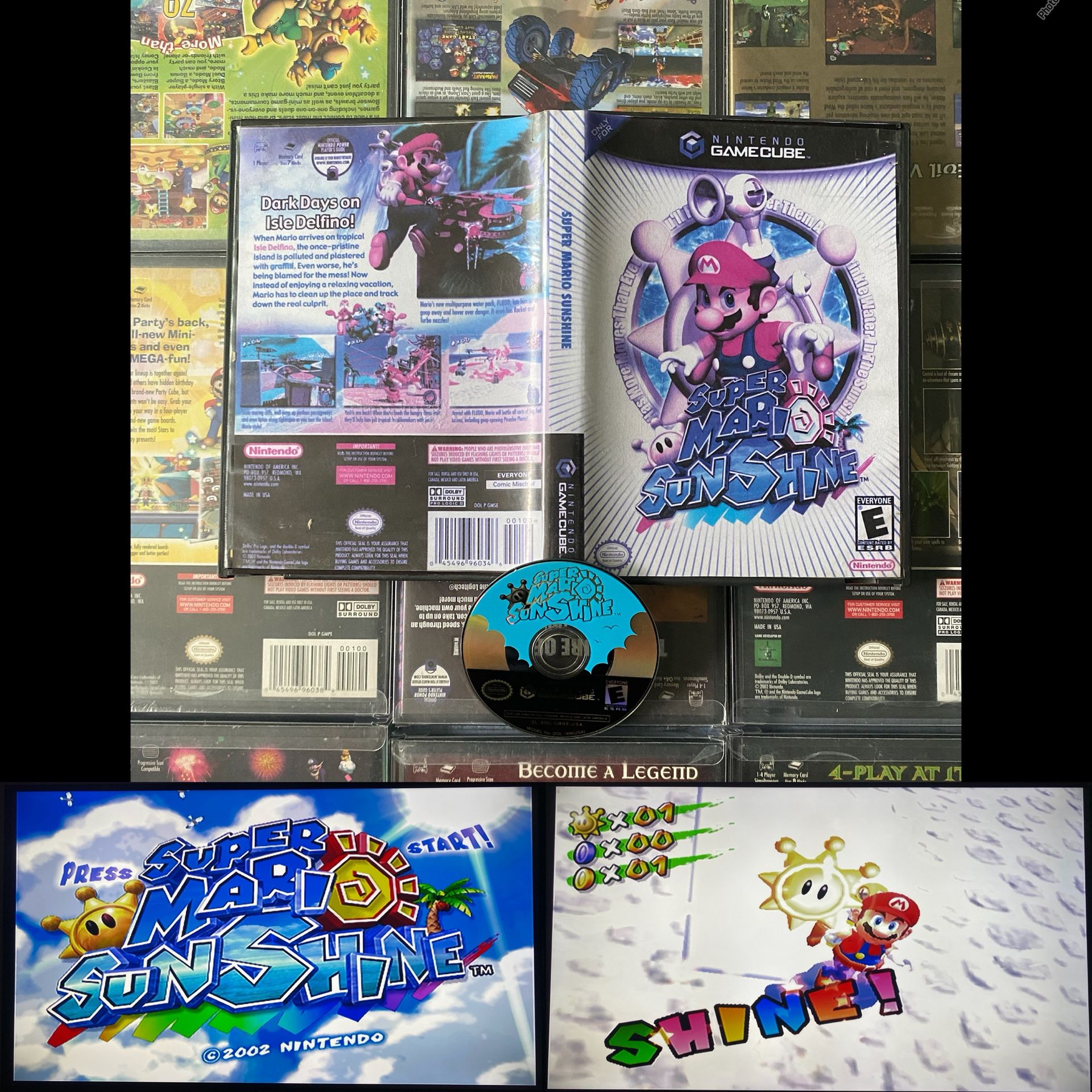 Super Mario Sunshine On Nintendo Gamecube