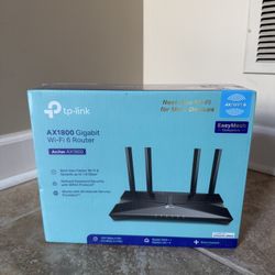 TP-LINK Archer AX1800 Dual Band Wi-Fi 6 Wireless Router Adapter