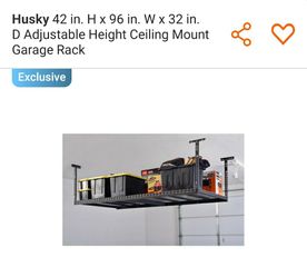Husky Ceiling Rack