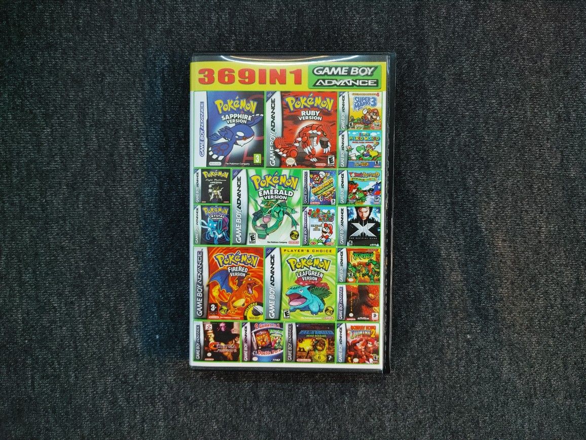 369 In 1 Gameboy Advance Games