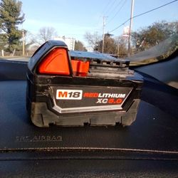 Milwaukee M18 Red Lithium XC5.0 Battery Pack