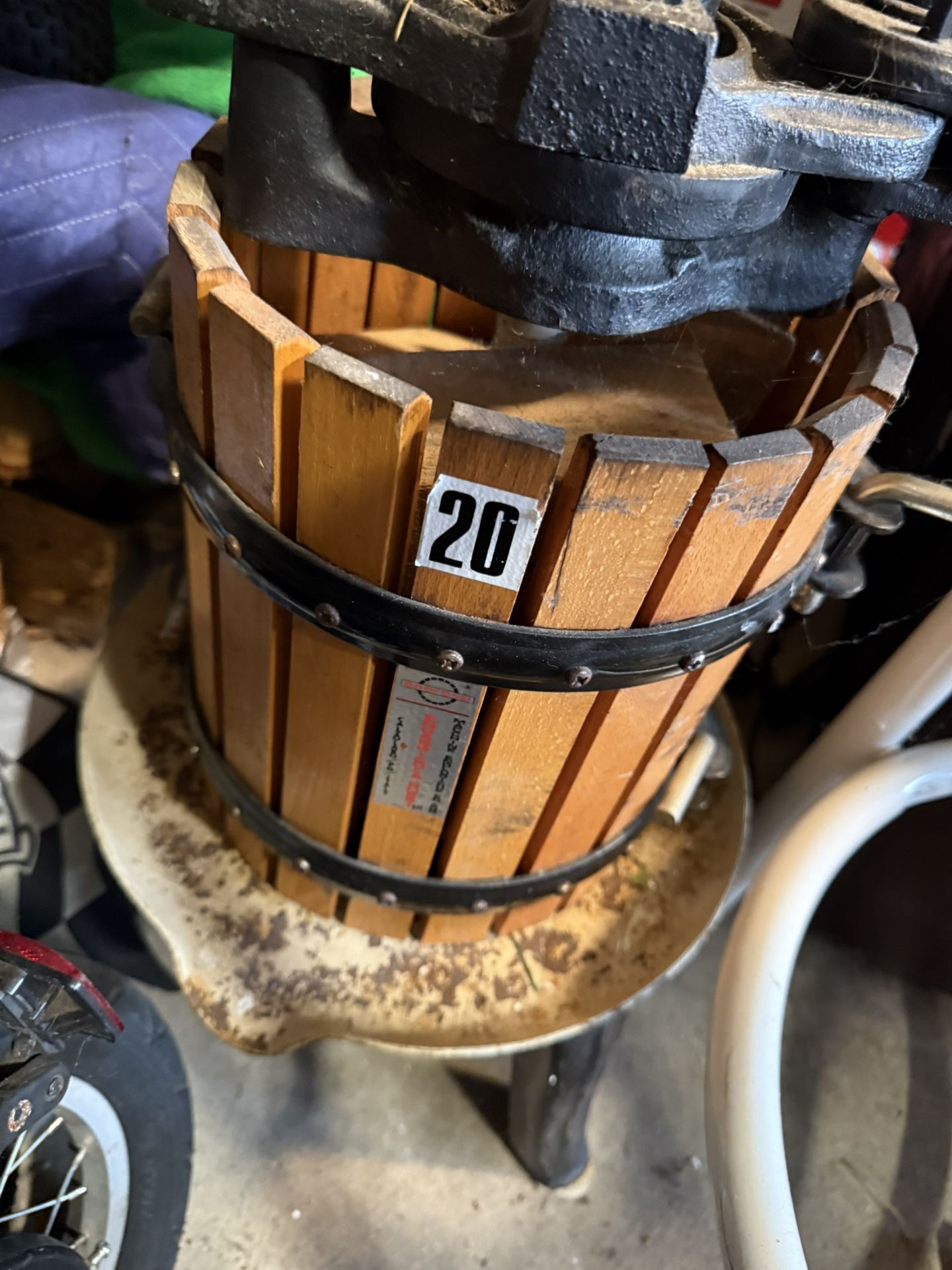 Italy Vintage Grape Wine Press