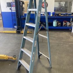 6 feet Werner, fiberglass ladder