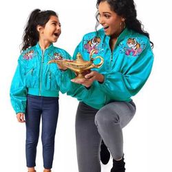 Disney Store Jasmine  Women’s Bomber Jacket Aladdin Live Action Raja