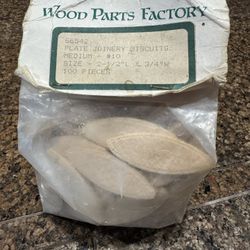 New Package Of 100 Piece Wood Jointing Biscuits
