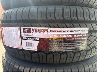 245/45R20 VENOM COVERT GRIP ASP