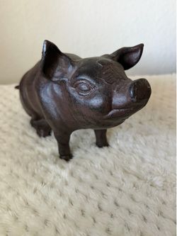 Iron Pig Garden Statue,Tabletop, Kitchen, Spring, Home Decoration #29