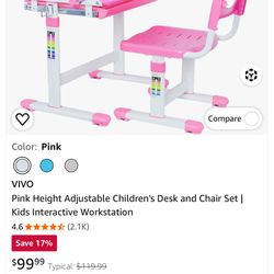 Kids Adjustable Desk