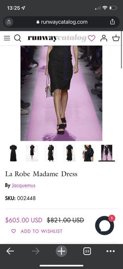 Jaquemus la robe madame size 38 new with tags