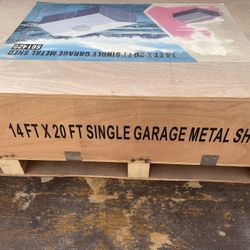 Metal Shed 14x20 Garage