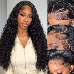 Water Wave Human Hair Wig(brand new)