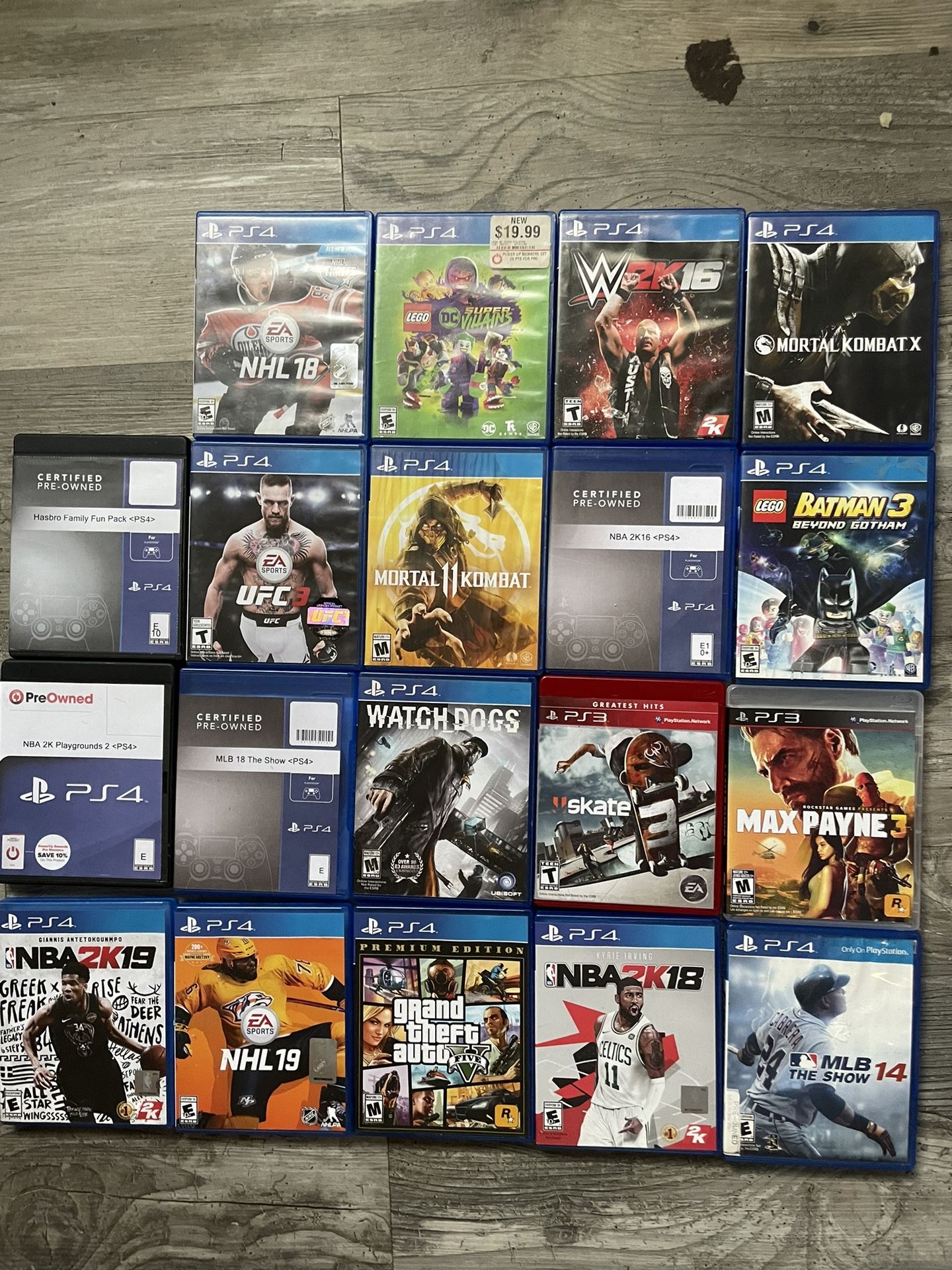 Ps4 and Ps3 Games