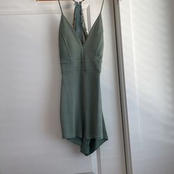Green Mini Romper