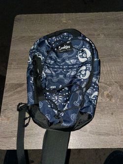 Cookies Backpack Navy Bandana Print