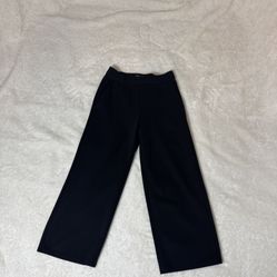 Eileen fisher Petite Petite PP Black Wide Leg Ponte Pants 