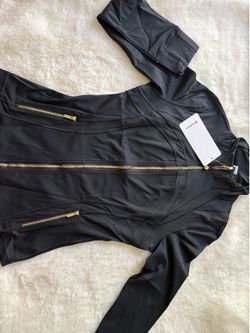 Lulu jacket black size 8