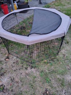 Animal cage for outdoor