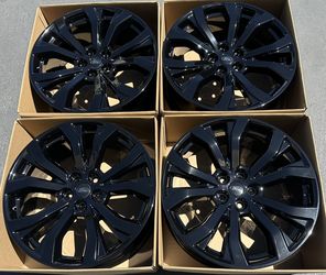 20” Ford Explorer Factory Wheels Rims Gloss Black New ST
