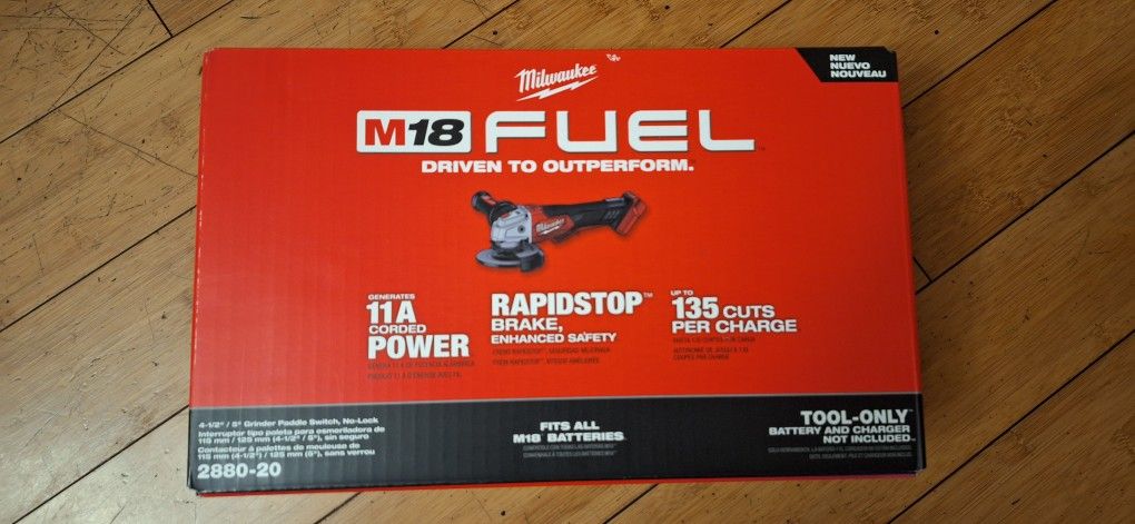 Milwaukee
M18 FUEL Grinder w/Paddle Switch (Tool-Only)