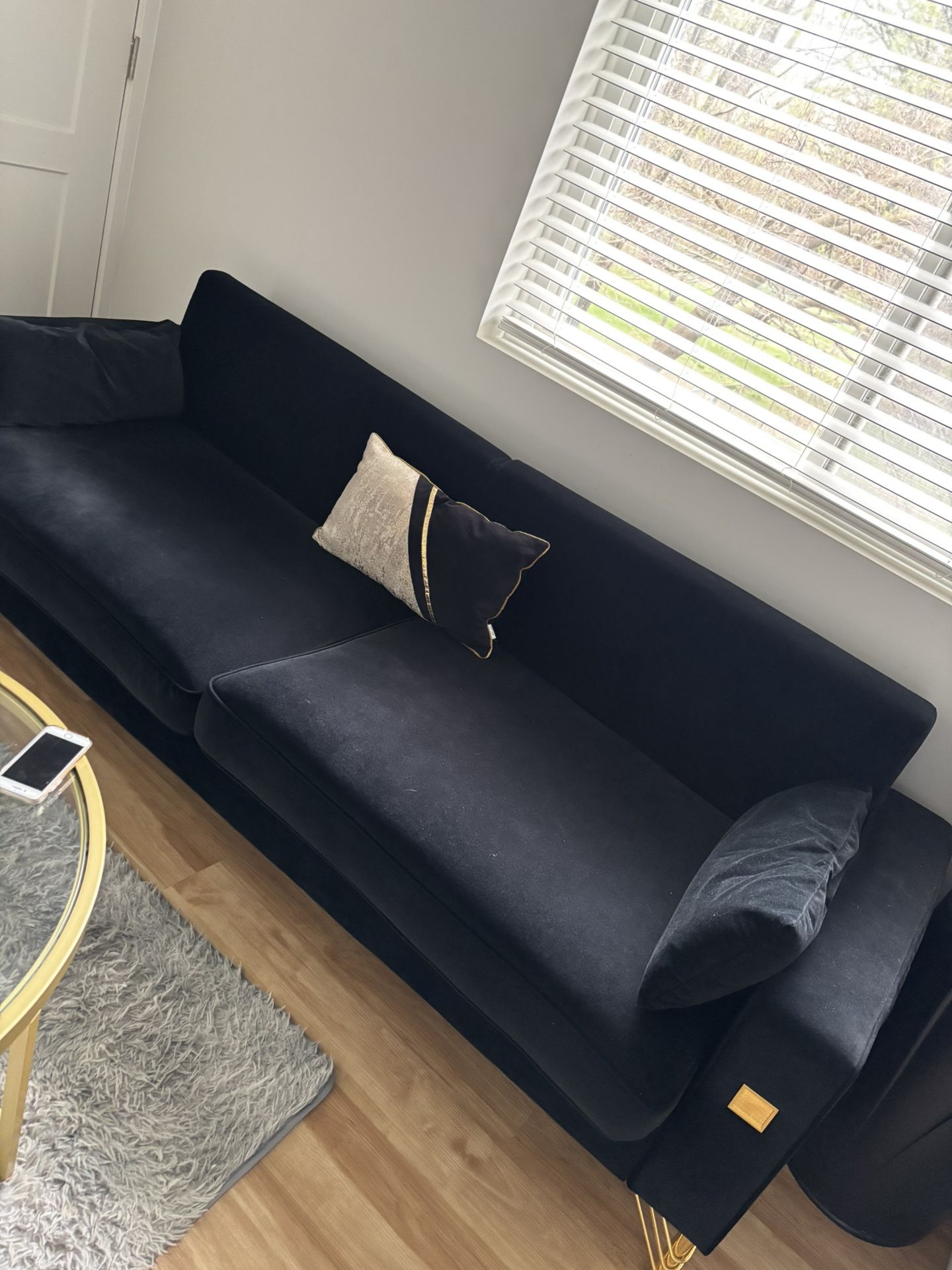 Velvet Sofa Set