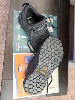 Women’s Size 7 1/2 Shoe…Ariat Black Work Sneaker Slip-Resistant