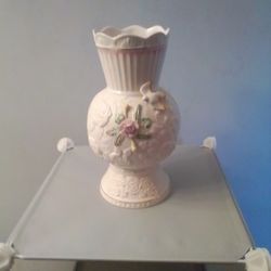 Belleek Ireland Vase 1(contact info removed)  White 