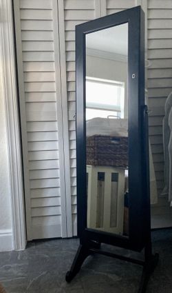 Floor Mirror/ Jewellery storage