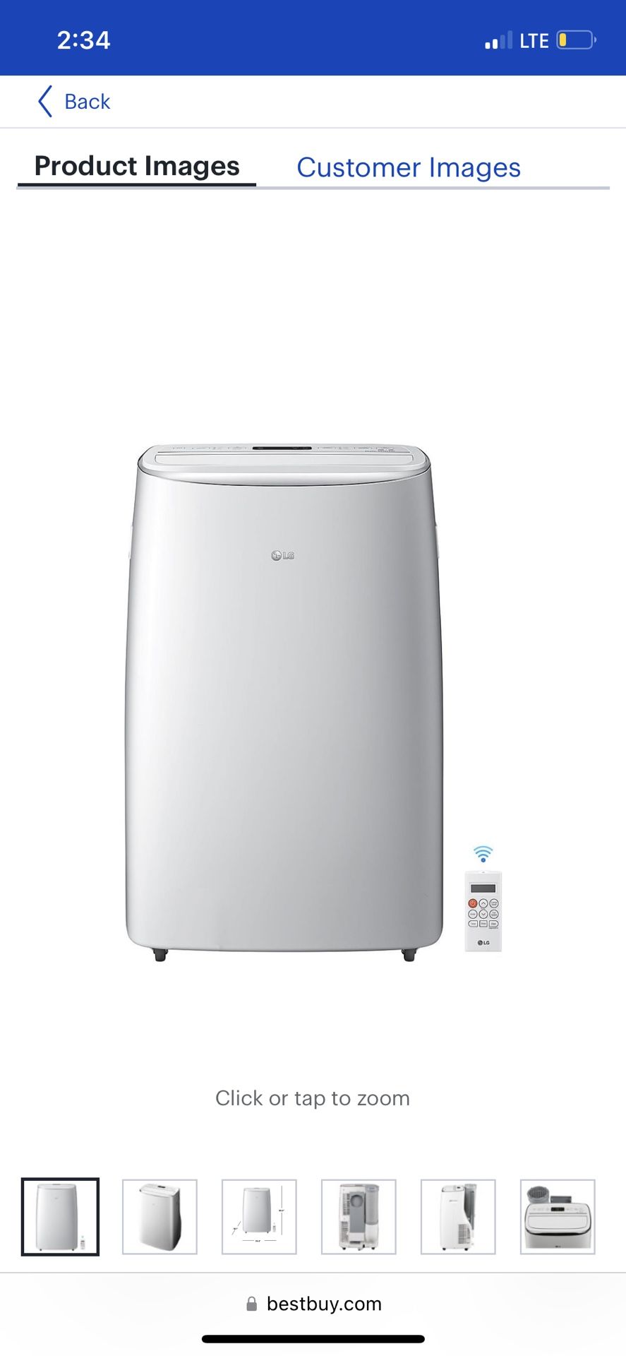 LG Portable Air Conditioner