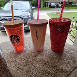New STARBUCKS tumblers. Med Size. Each