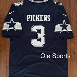 Navy Dallas Cowboys Pickens Jersey 
