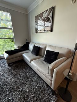 Genuine Leather Couch