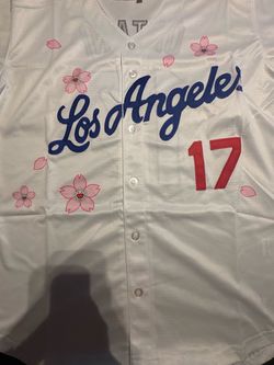 2X Los Angeles #17 Cherry Blossom Baseball Jersey