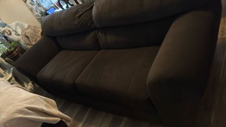 Two really nice sofa pieces plus’s two side lamp tables