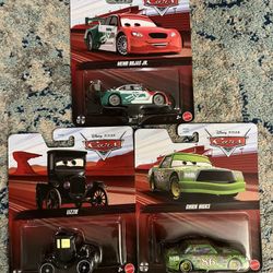 Disney Pixar Cars Lizzie Memo Rojas Chick Hicks